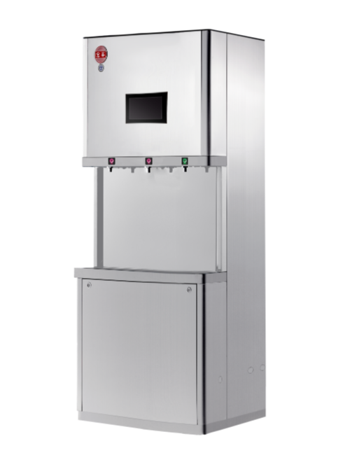 定制款三龍頭連續(xù)式即開型商用電開水器